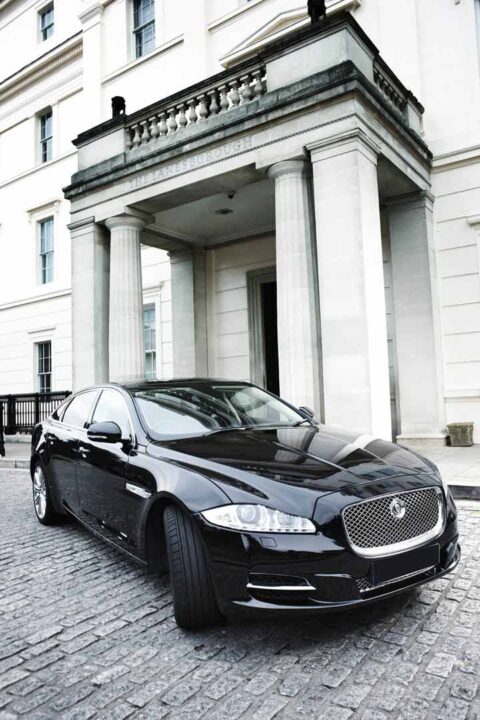 Jaguar XJL outside The Lanseborough